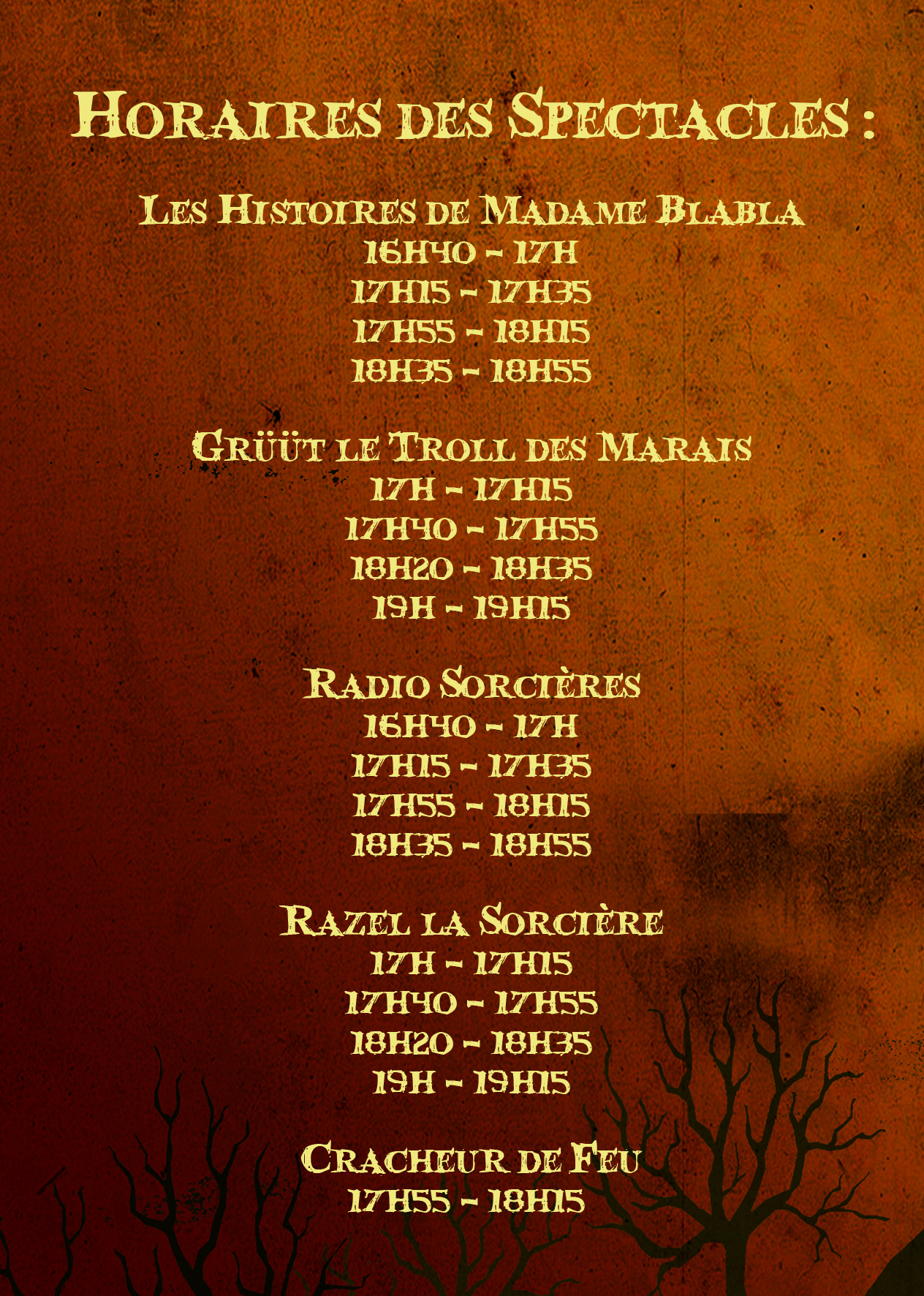 Billetterie Halloween 2015